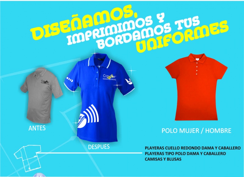 Playeras tipo clearance polo bordadas